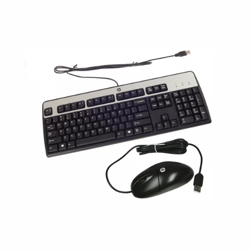 Kit Teclado y Mouse Hpe, cableado