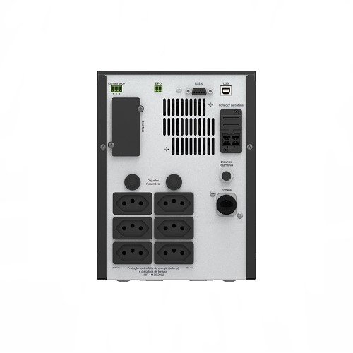 Unidad Easy-Ups SMV3000CA de APC by Schneider Electric SMV 3000VA, posterior