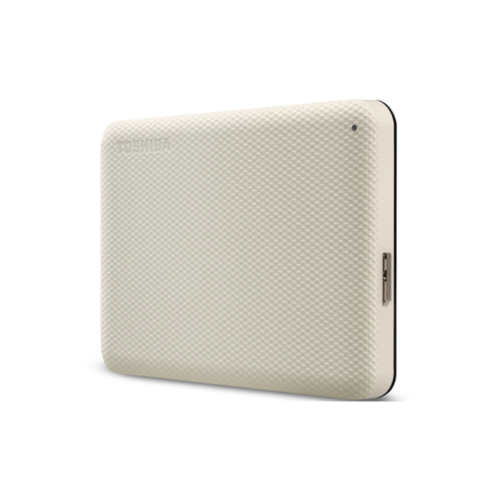 Disco Duro Portátil Toshiba Canvio Advance 1TB, izquierda