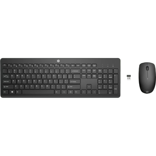 Teclado y Mouse Hp 235 Wl, frontal