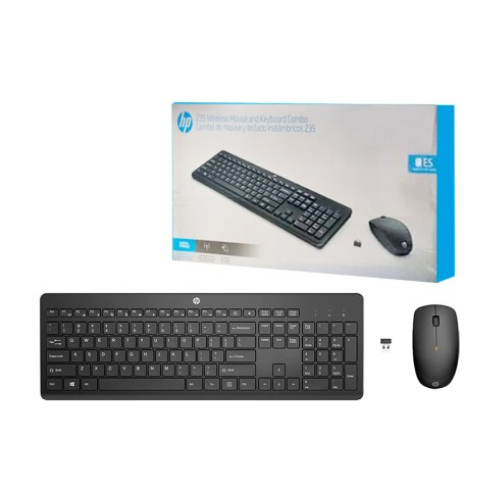 Teclado y Mouse Hp 235 Wl,caja