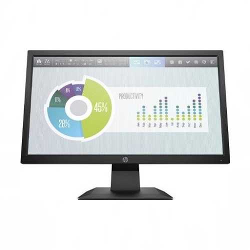Monitor LED HP P204v, frontal