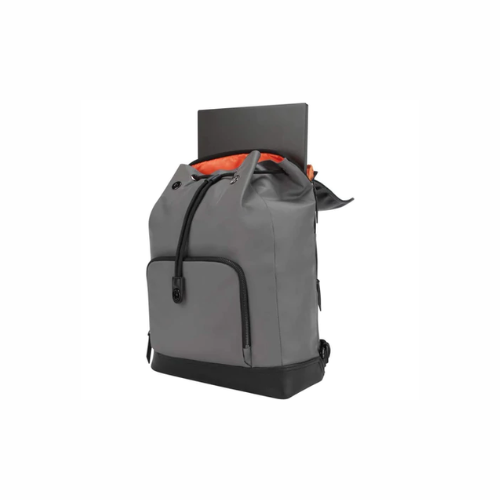 Mochila Newport Drawstring Targus, izquierda