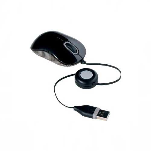 Mini Mouse Óptico Alámbrico Negro Targus