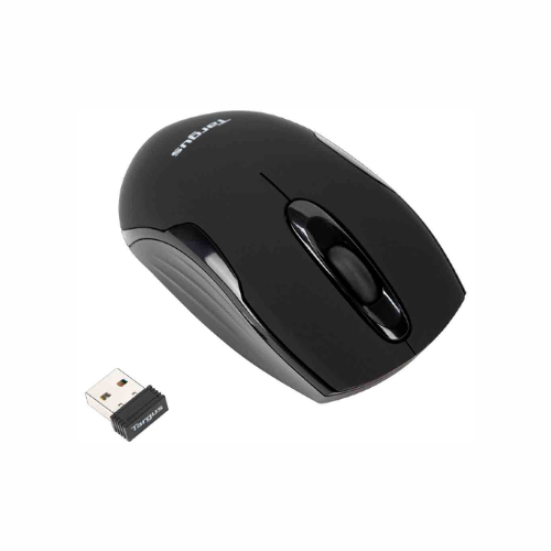 Mouse Inalámbrico Negro Targus W575, derecha