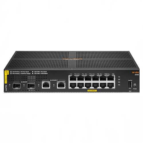 Conmutador Aruba Enterprise Cx 6100, frontal