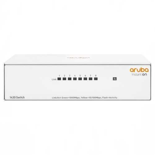 Switch Aruba Instant On 1430, 8 G, frontal