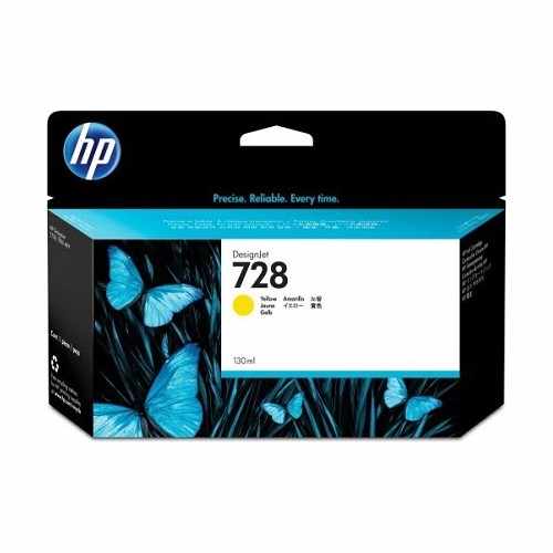 Cartucho de tinta Amarilla Hp Designjet 728, caja