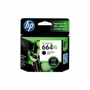 Cartucho de Tinta Negra Hp 664XL