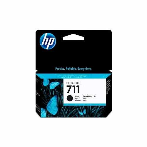 Cartucho de Tinta Negra Hp DesignJet 711, frontal