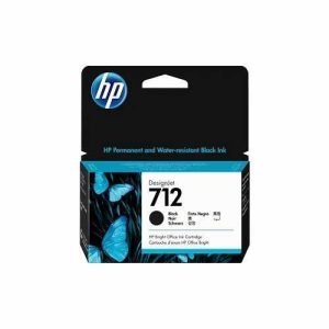 Cartucho de Tinta Negra Hp DesignJet 712, frontal