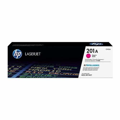 Cartucho de Tóner Láser Magenta HP 201A, caja