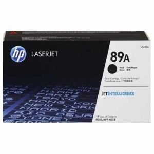 Cartucho de Tóner Láser Negro HP 89a, frontal