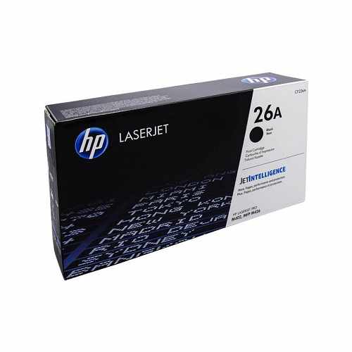 Cartucho de Tóner Láser Negro HP 26A