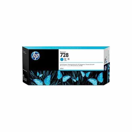 Cartucho de Tinta Cyan Hp Designjet 728, Compatible: T730/T830, 300 ml, S-F9K17A