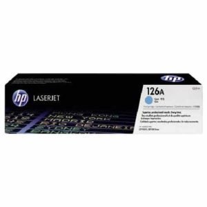 Cartucho de Tóner Láser Cyan HP 126A, Caja