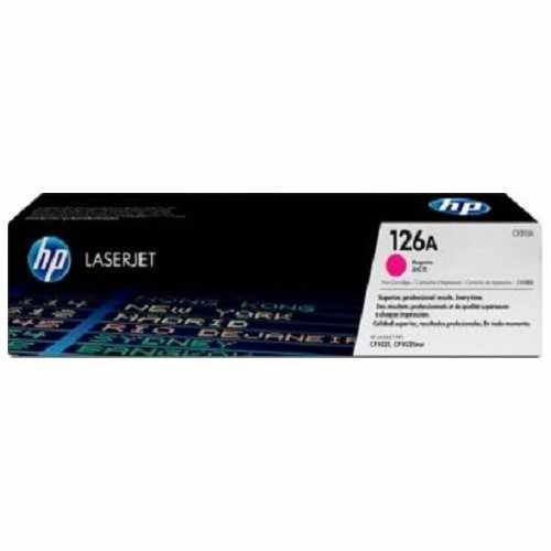 Cartucho de Tóner Láser Magenta HP 126A, caja