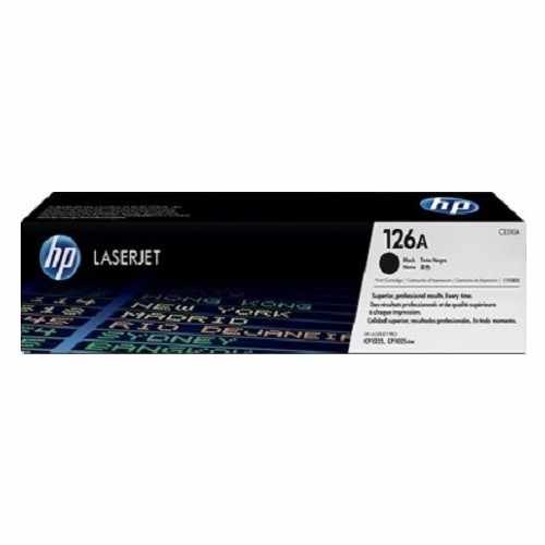 Cartucho de Tóner Láser Negro HP 126A, caja