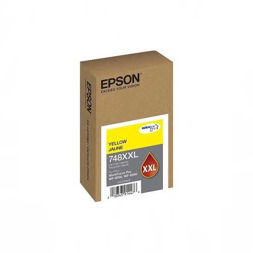 Bolsa de Tinta Amarilla Epson T748XXL, lateral
