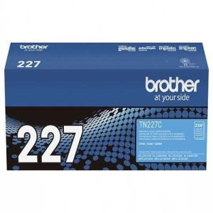 Cartucho de Tóner Cyan Brother 227, frontal