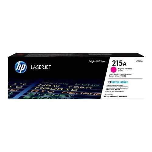 Cartucho de Tóner Láser Magenta HP 215A, frontal