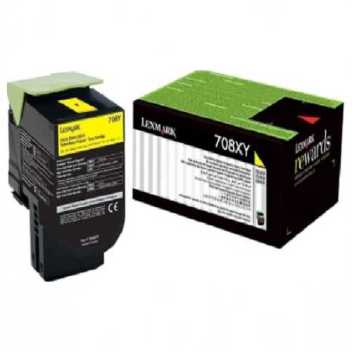 Tóner Láser Amarillo Lexmark 708xy