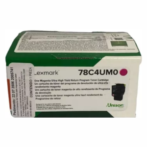 Tóner Láser Magenta Lexmark 78C4UM0, caja