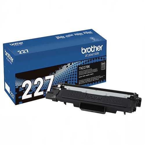 Cartucho de Tóner Negro Brother 227, lateral
