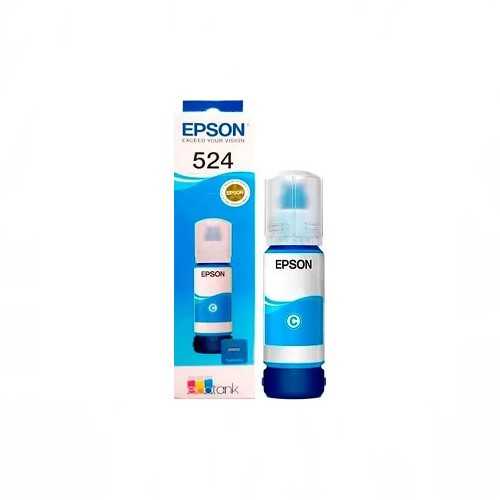 Botella de Tinta Cyan Epson 524