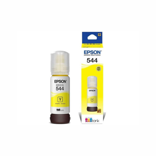 Botella de Tinta Amarilla Epson 544, frontal