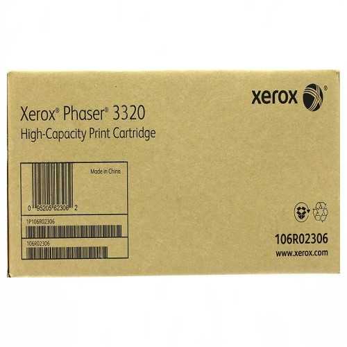 Cartucho De Tóner Negro Xerox 106R02306, caja