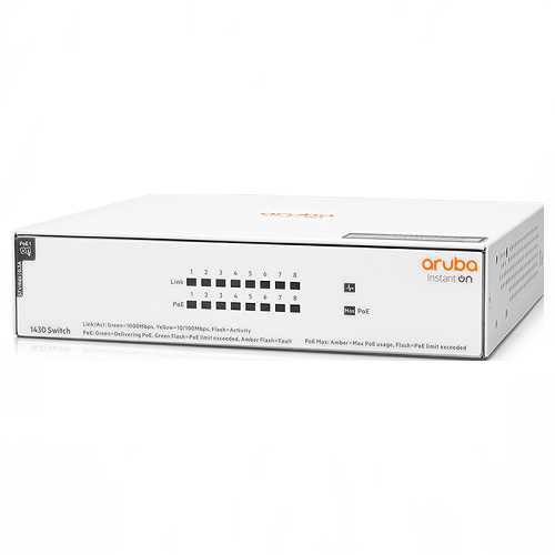 Switch Aruba Instant On 1430, 8G, lateral