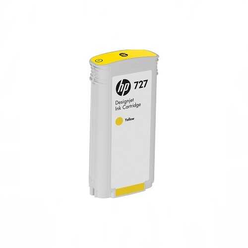 Cartucho de Tinta Amarilla Hp Designjet 727, lateral