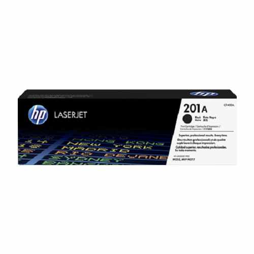 Cartucho de Tóner Láser Negro HP 201A, caja