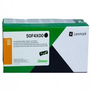 Tóner Láser Monocromático Lexmark 50F4X00, frontal