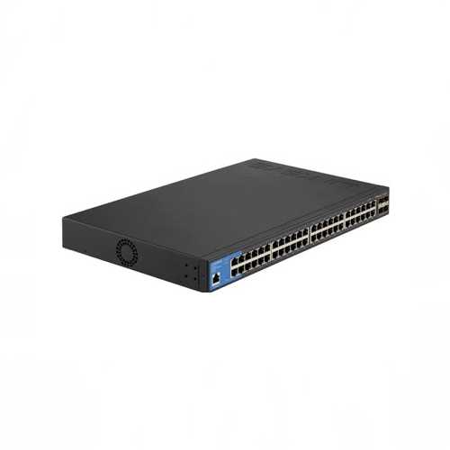 Switch Smart Linksys Administrado 48 Puertos, derecha