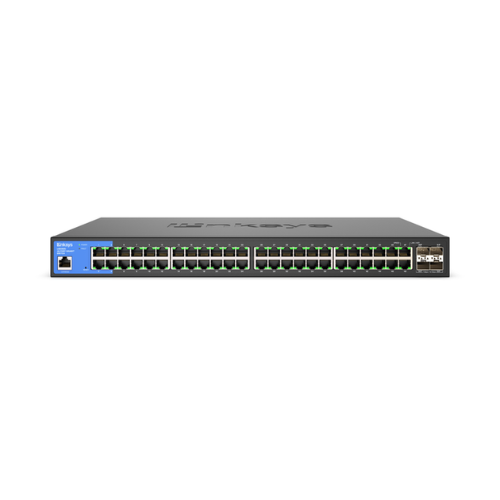 Switch Smart Linksys Administrado 48 Puertos, frontal