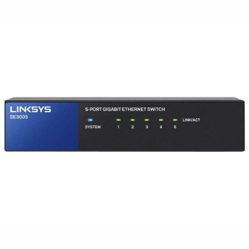 Switch Linksys SE3005, frontal