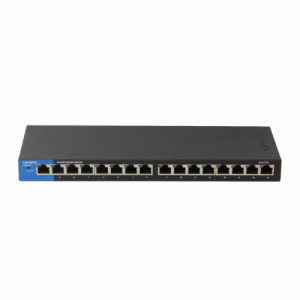 Switch No Administrado Linksys 16 Puertos, frontal