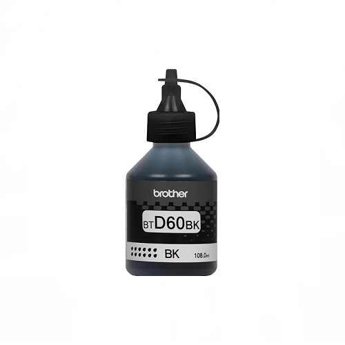 Botella de tinta Negra Brother BTD60BK, frontal