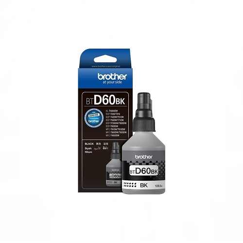 Botella de tinta Negra Brother BTD60BK, frontal