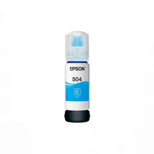 Botella de Tinta Cyan Epson 504