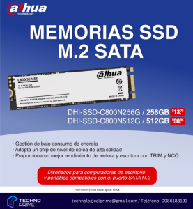 Mejora el Rendimiento de Tu Sistema con la Memoria SSD M.2 SATA de Dahua