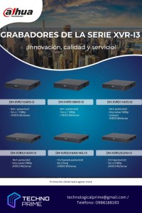 Nueva Serie XVR-I3 de Dahua: Grabadores Avanzados para una Vigilancia Superior