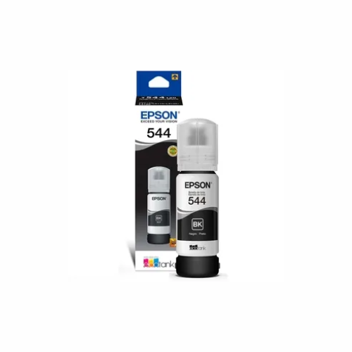 Botella de Tinta Negra Epson 544, frontal