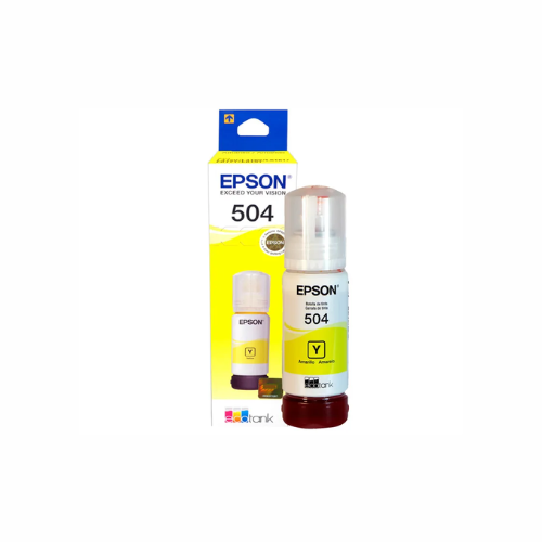 Botella de Tinta Amarilla Epson 524, frontal