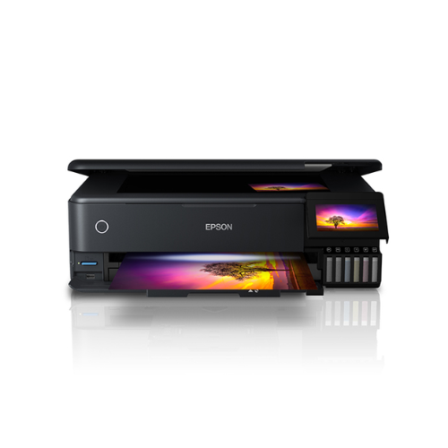Impresora Multifuncional Epson EcoTank L8180, frontal