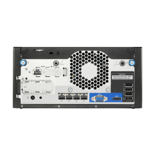 Servidor HPE ProLiant MicroServer Gen10 Plus v2, posterior