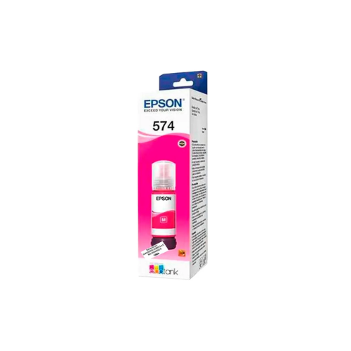 Botella de Tinta Magenta Epson 574, lateral