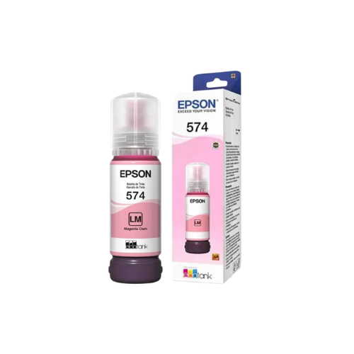 Botella de Tinta Magenta claro Epson 574, frontal